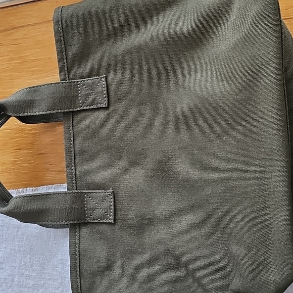 Sezane Mini Tote Bag Chance Correspondance Green - Picture 4 of 6